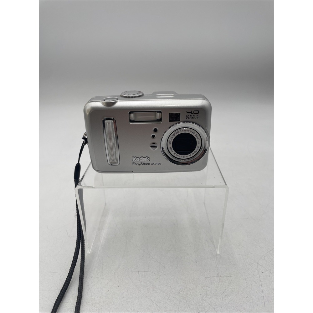 Kodak EasyShare CX7430 4.0MP 3x Zoom Digital Camera+SD Card+Battery-TESTED